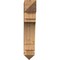 Ekena Millwork Merced Arts & Crafts Rough Sawn Bracket, Western Red Cedar, 6"W x 24"D x 32"H BKT06X24X32MRC03RWR - alternate 3